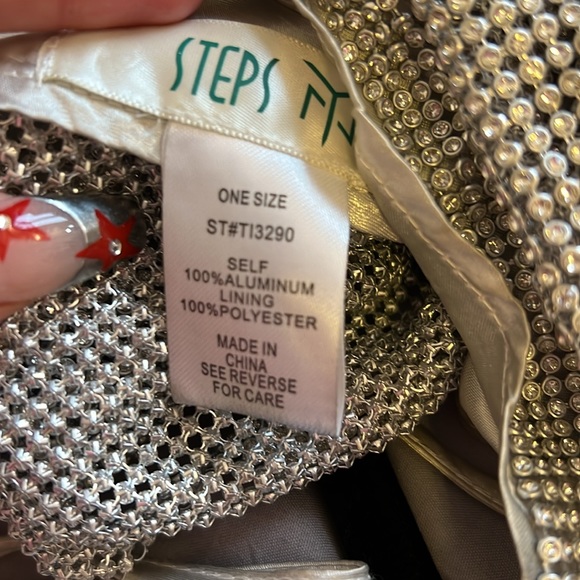 Silver Rhinestone Chain Top - Picture 5 of 5